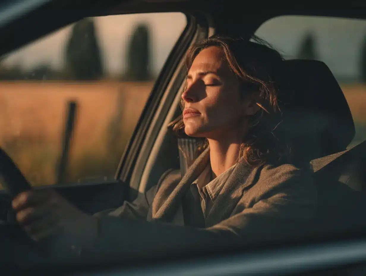 Woman driving a car at sunset illustrating the flexibility of Intensive Outpatient (IOP) treatment programs