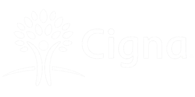 Cigna accepted insurance provider logo for addiction treatment coverage